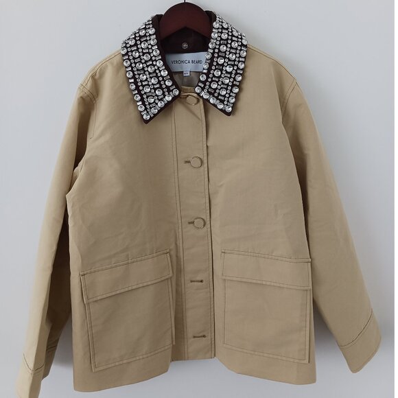 Veronica Beard Arlen Embellished Dickey Jacke - Picture 2 of 8